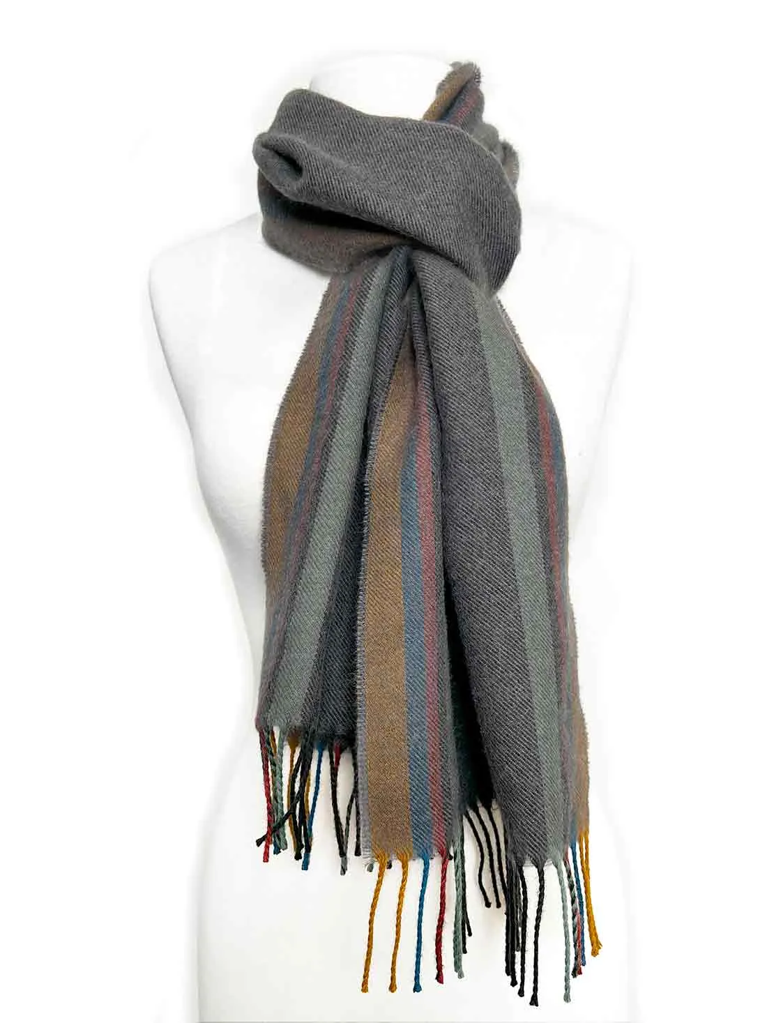 100% Baby Alpaca Scarf - Meteorite
