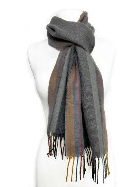 100% Baby Alpaca Scarf - Meteorite