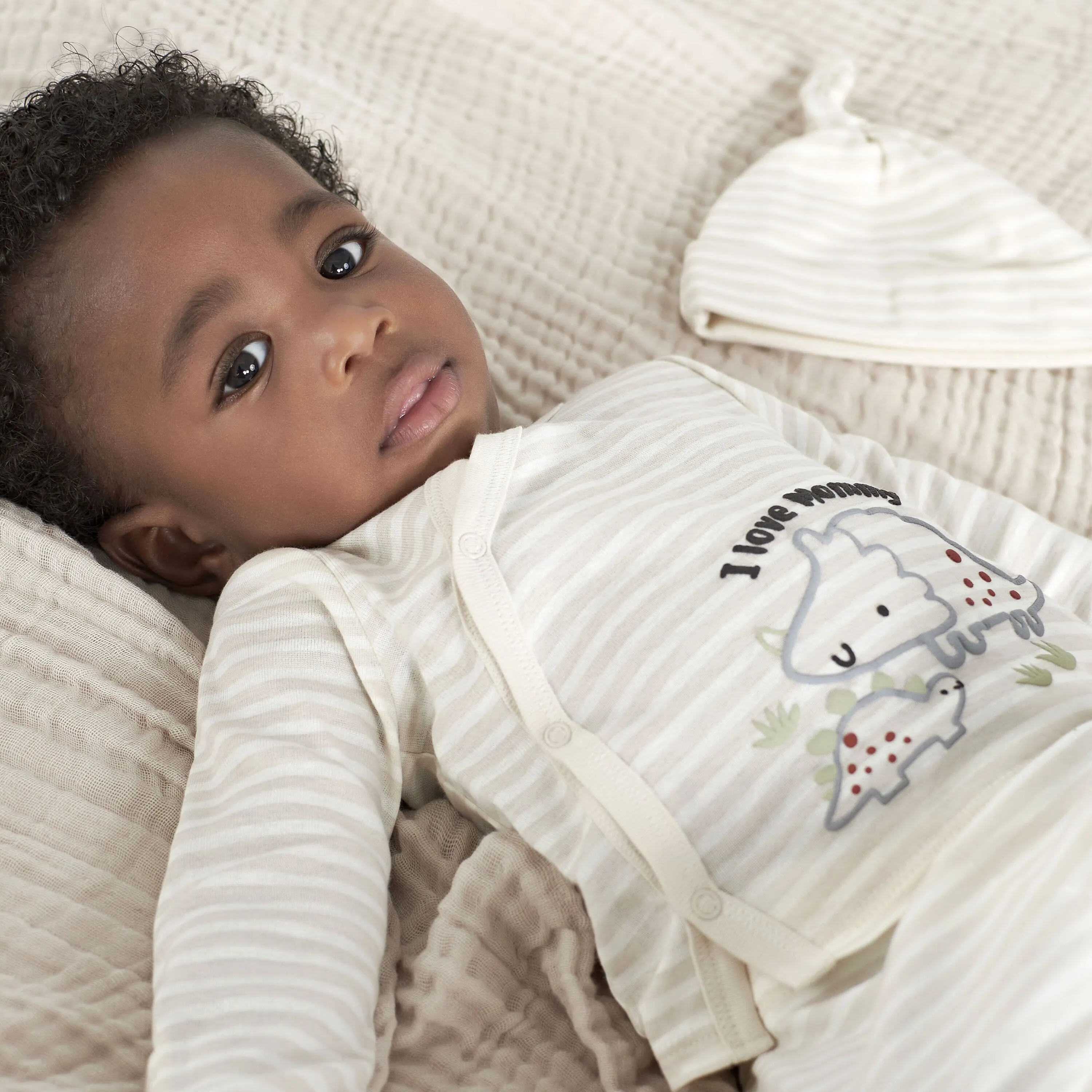 3-Piece Baby Boys Dino Take-Me-Home Set