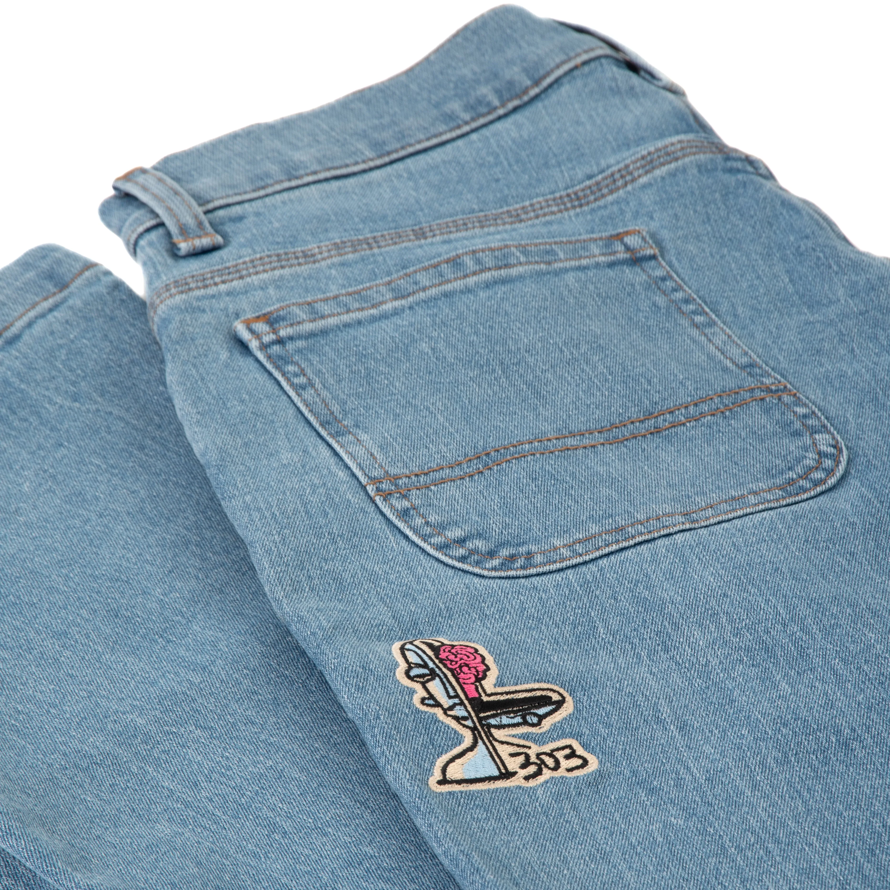 303 Boards - 303 Boards x Alex Gould My Pointless Mind Dickies Loose Fit Denim (Stonewashed Vintage Blue)