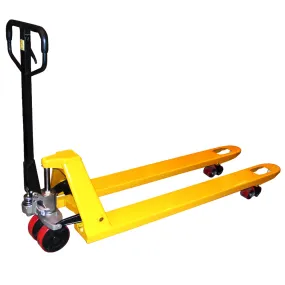 Aiko 3 Ton Pallet Truck 550x1150x85mm Double Pu Yellow Hand | Model : PT-CBY3P-550-2