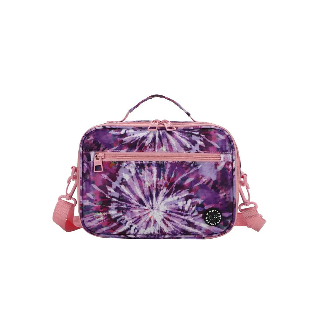 All Purple Tie Dye Lunch Bag
