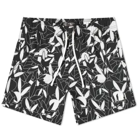 Amiri Playboy Logo Print Swimshorts