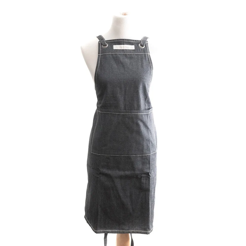 Apron Black Denim