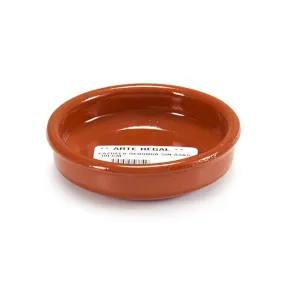 Arte Regal Brown Clay Round Deep Plate 10 cm