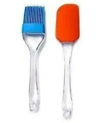 Bakery Tools - Egg beater silicon spatula and brush(pack of 3)