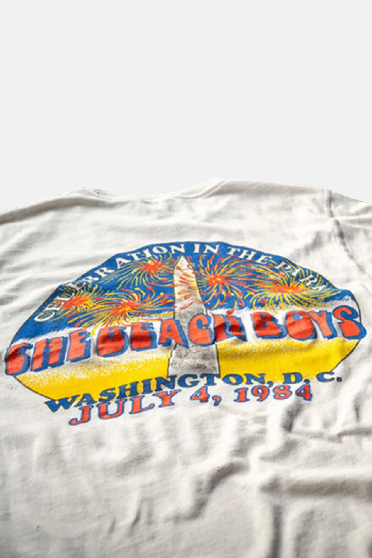 Beach Boys '84 Celebration Tee Vintage White