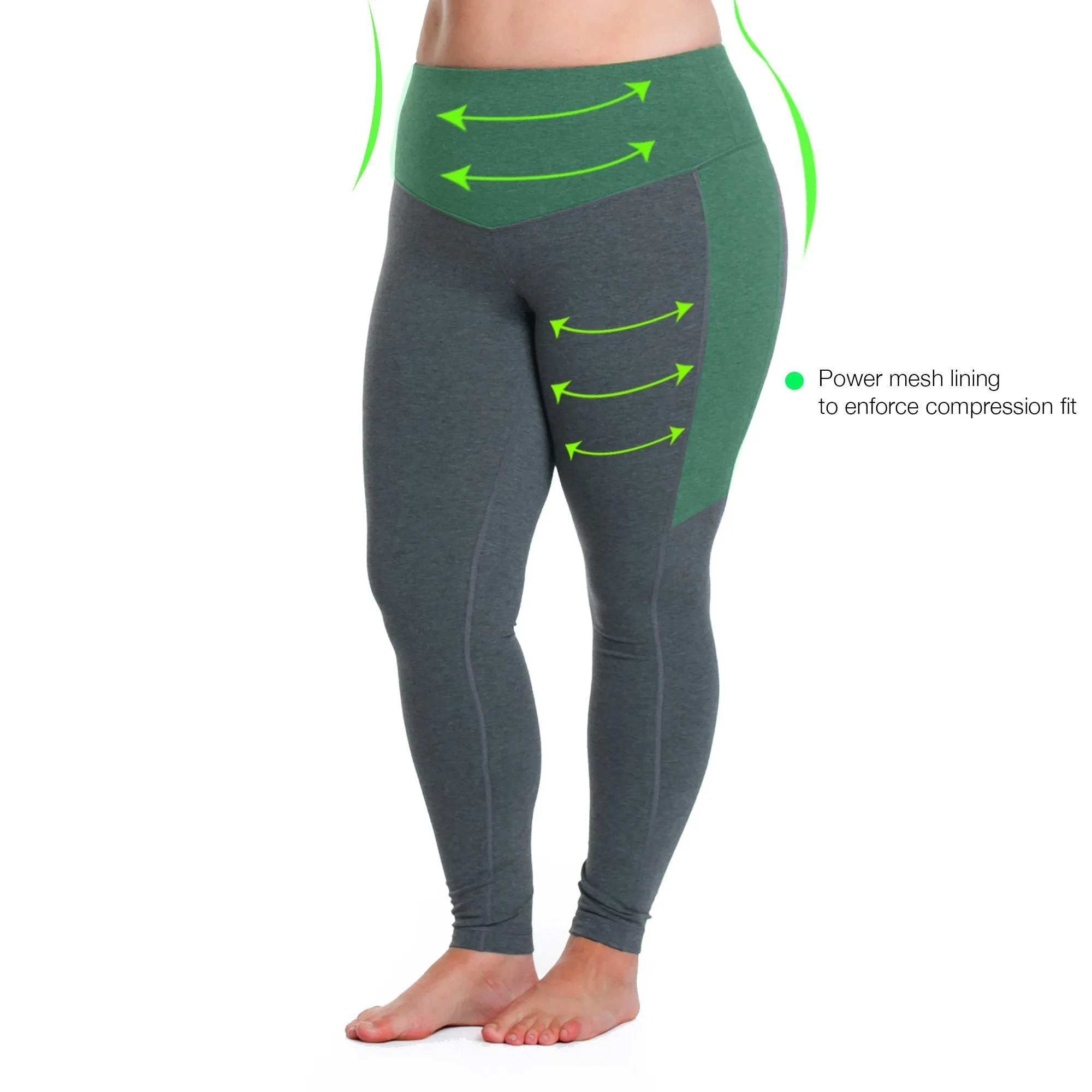 Black Curve Basix Compression Legging