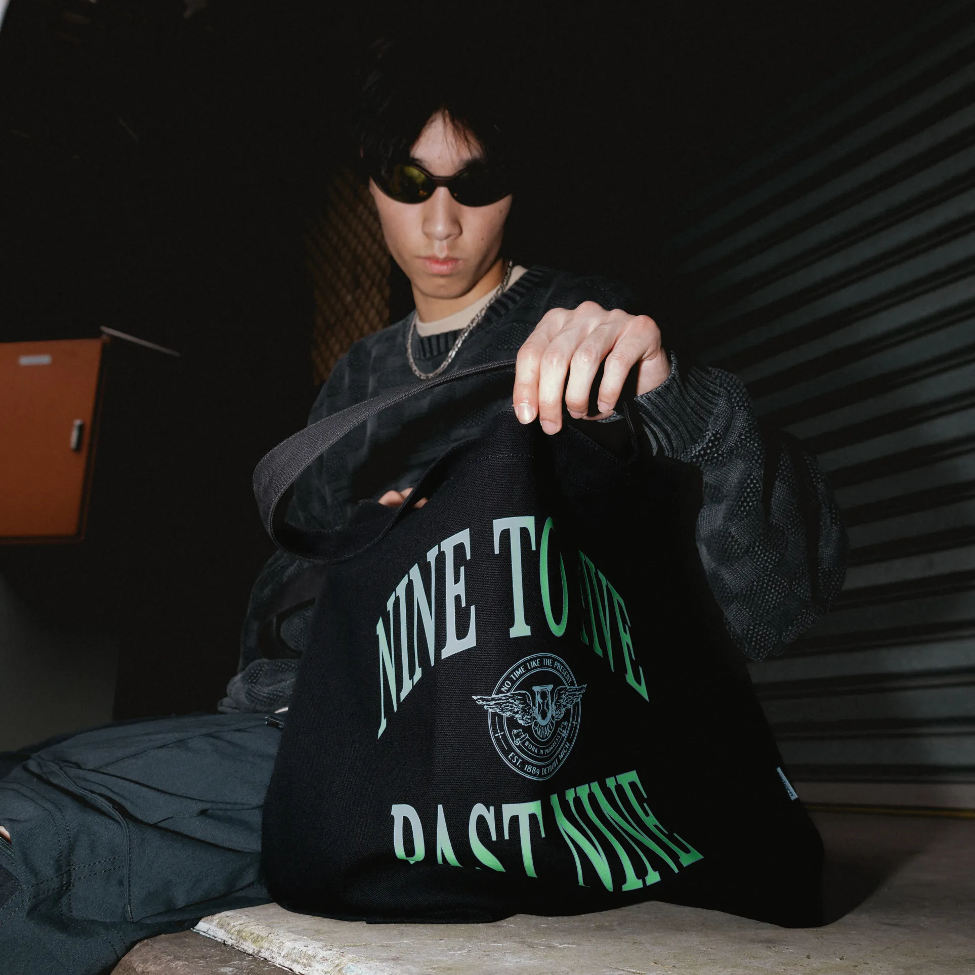 Carhartt WIP Canvas Graphic Tote Black I031597.1W7XX