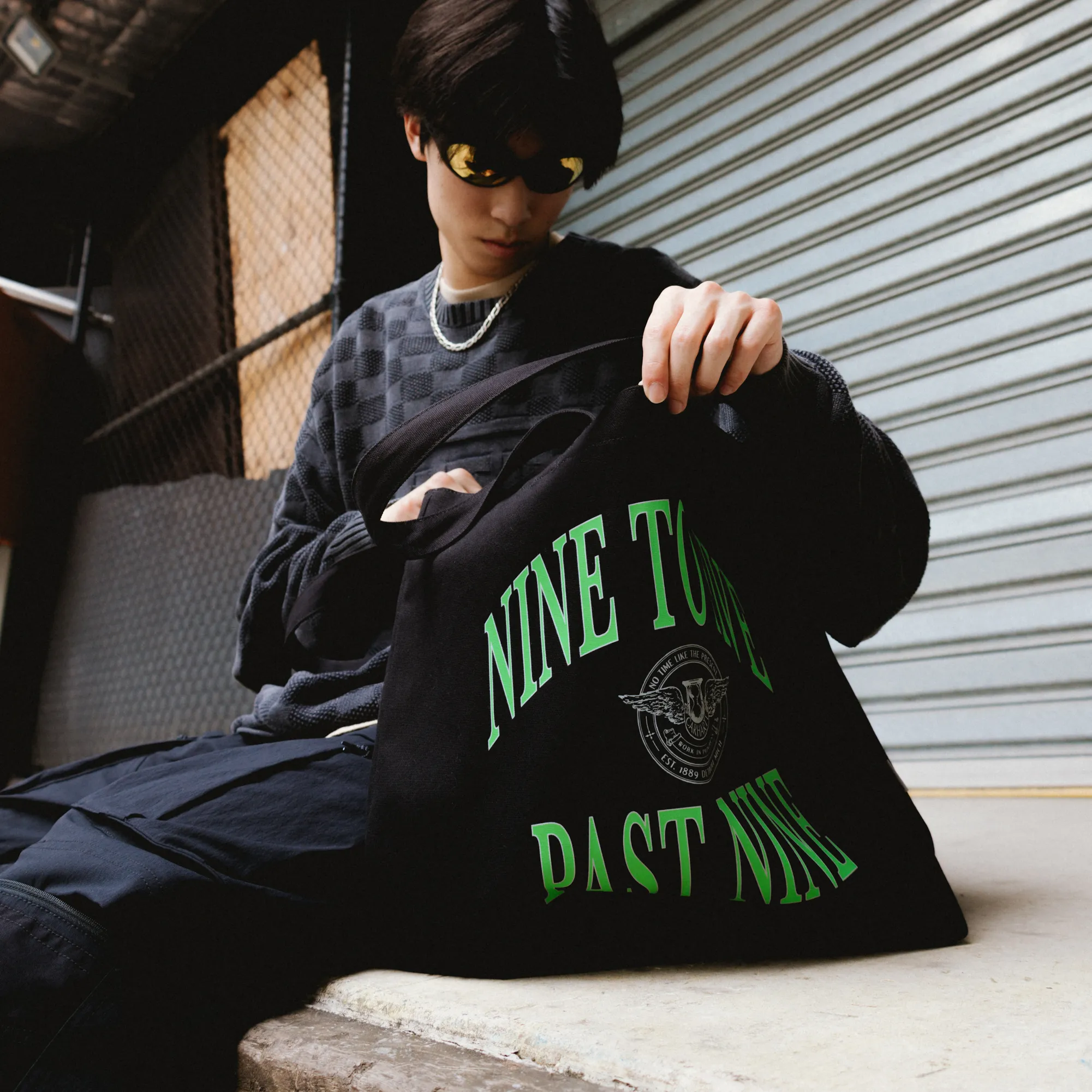 Carhartt WIP Canvas Graphic Tote Black I031597.1W7XX