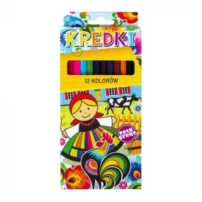 Coloured Pencils 12 pieces - Lowicz pattern
