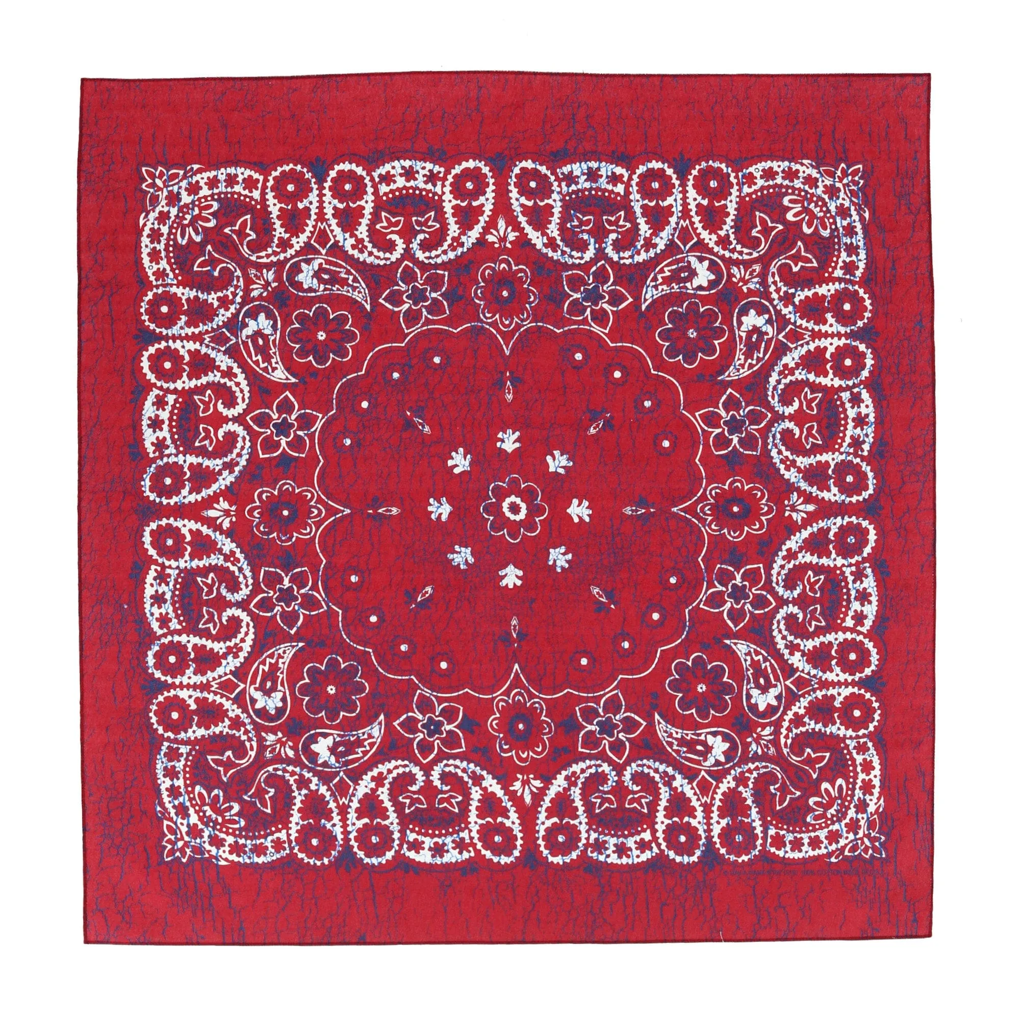 CTM® Extra Large 27 Inch Rustic Paisley Print Bandana