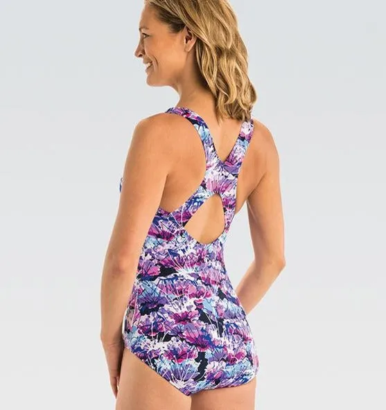 Dolfin Aquashape Lotus Print Conservative Lap Suit