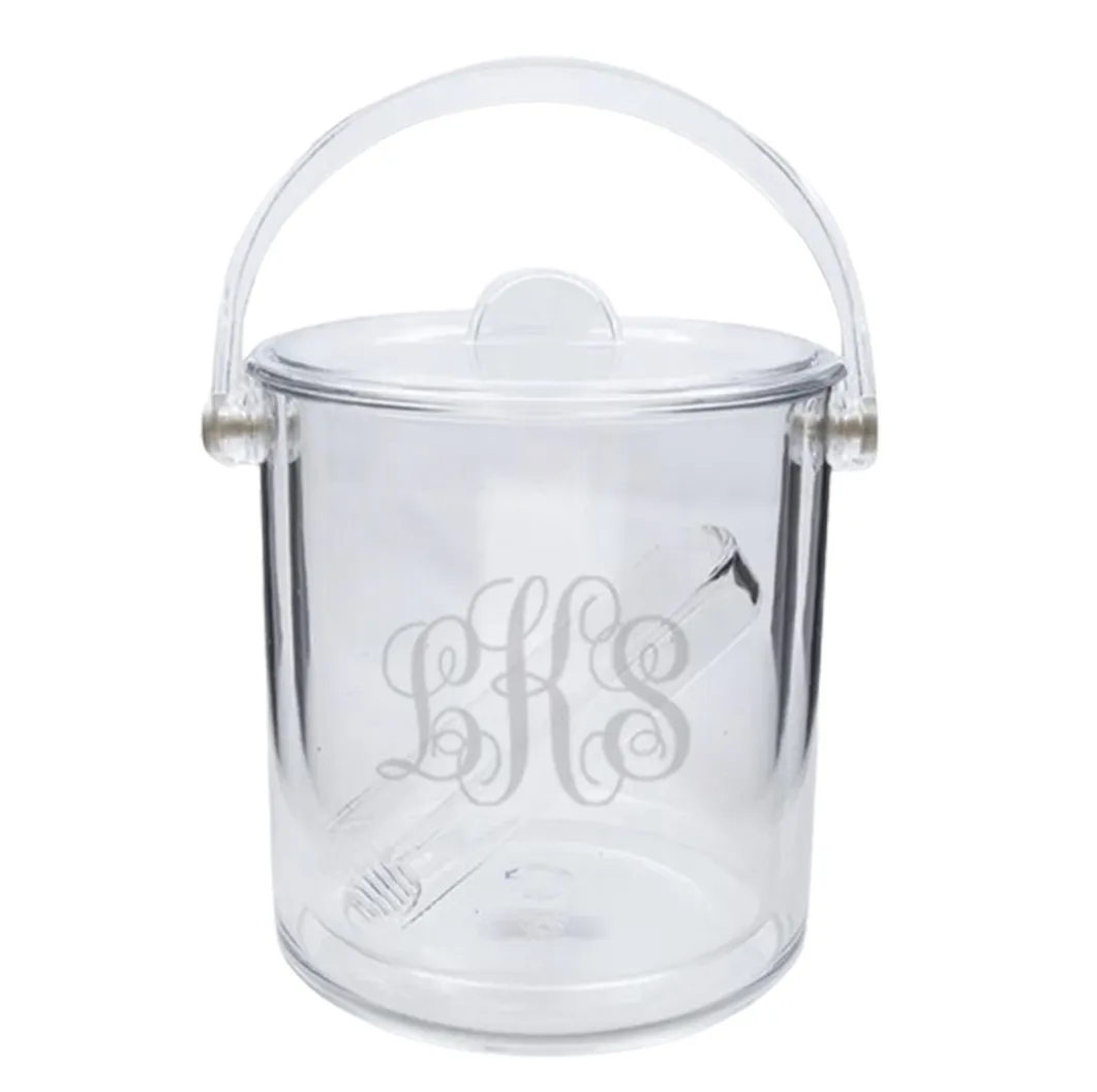 Engraved Acrylic Ice Bucket