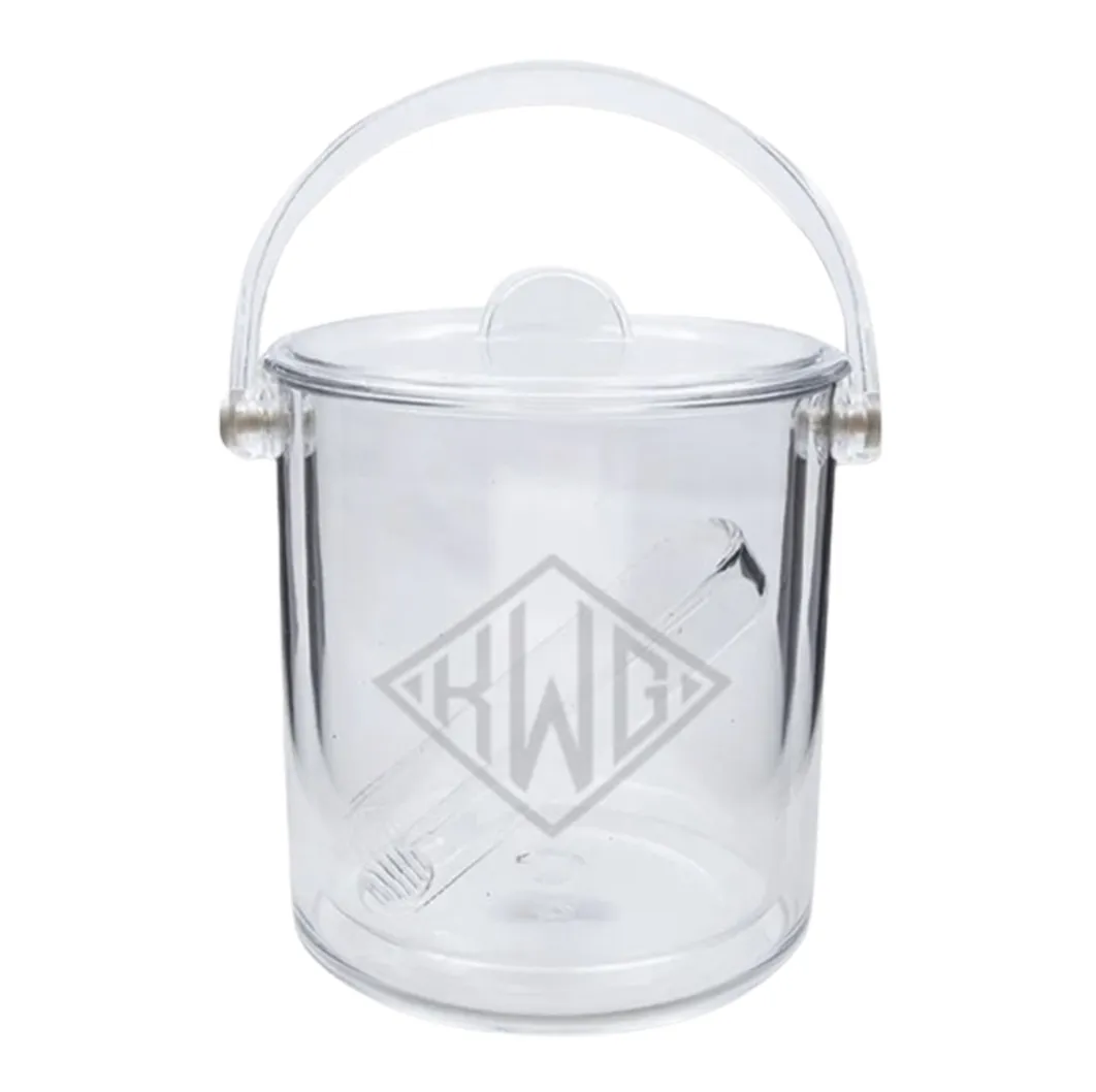 Engraved Acrylic Ice Bucket
