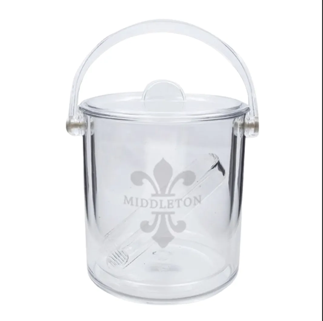 Engraved Acrylic Ice Bucket