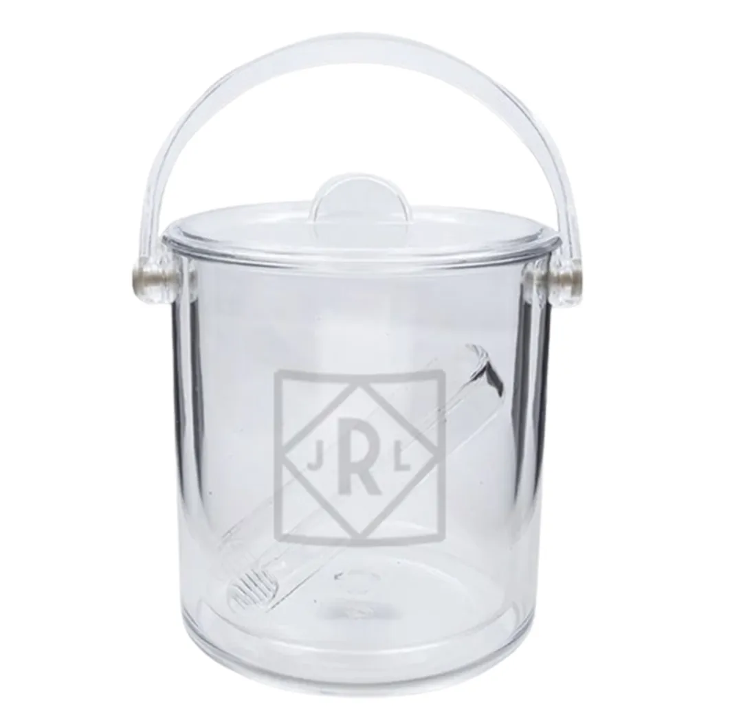 Engraved Acrylic Ice Bucket