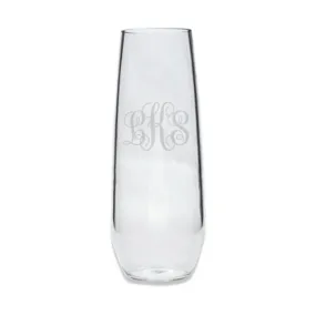 Engraved Acrylic Stemless Champagne Flute