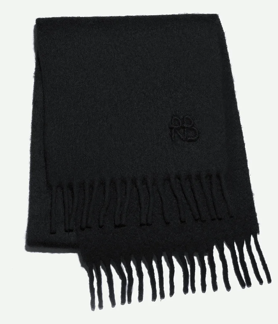Fringed Alpaca-blend Scarf Max