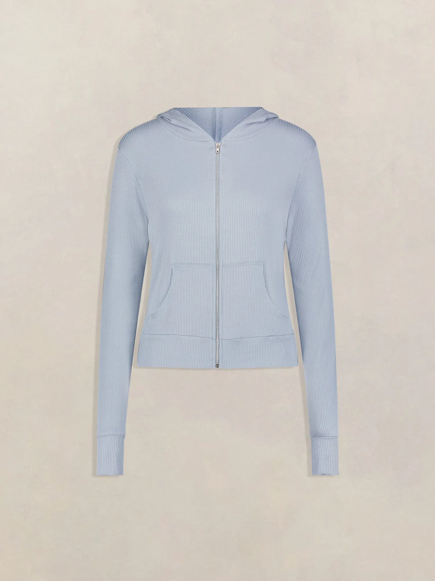 Hashttag Hooded Zipper Jacket