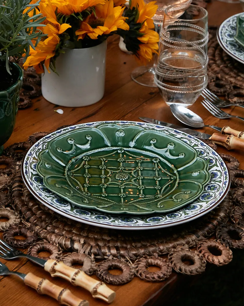 Jardins Du Monde Green Party Plate (Set of 4)