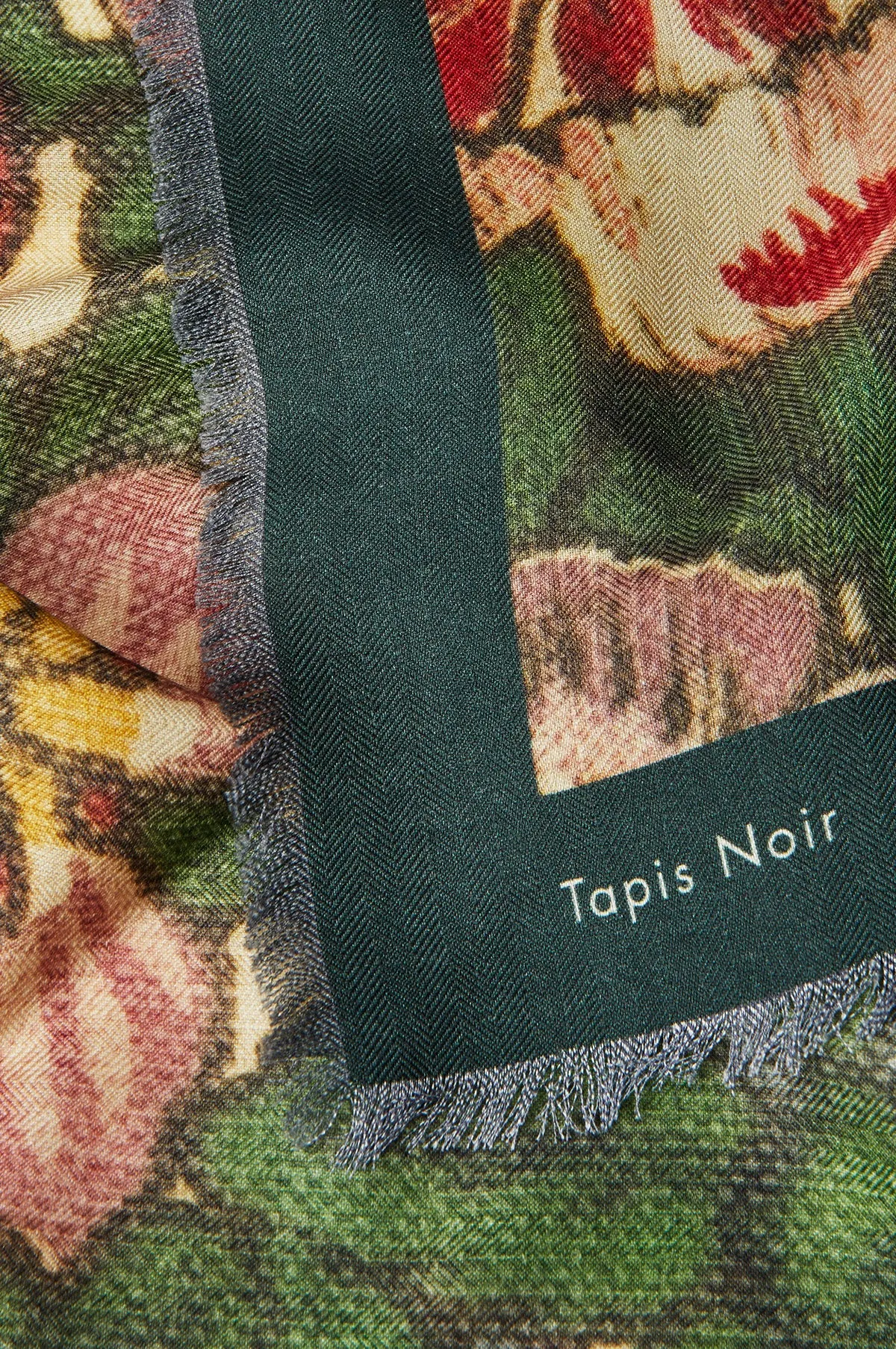 Large Green Bloom Scarf