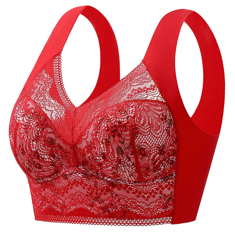 Last Day Buy 1 Get 2 Free-Plus Size Seamless Push Up Wireless Bra