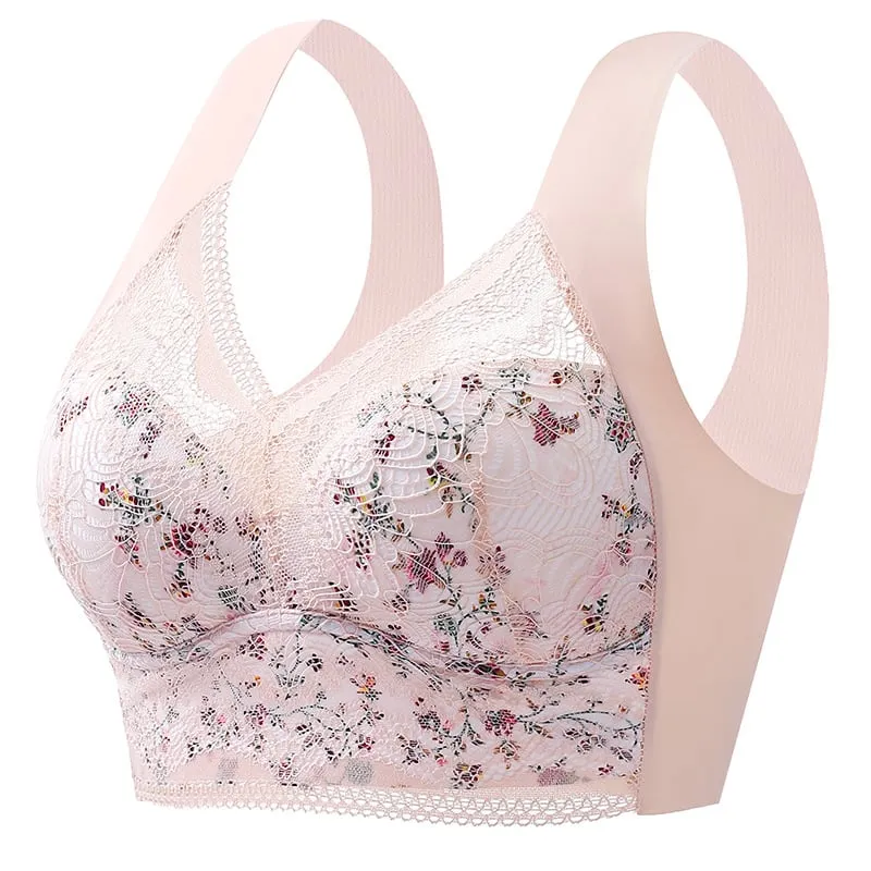 Last Day Buy 1 Get 2 Free-Plus Size Seamless Push Up Wireless Bra