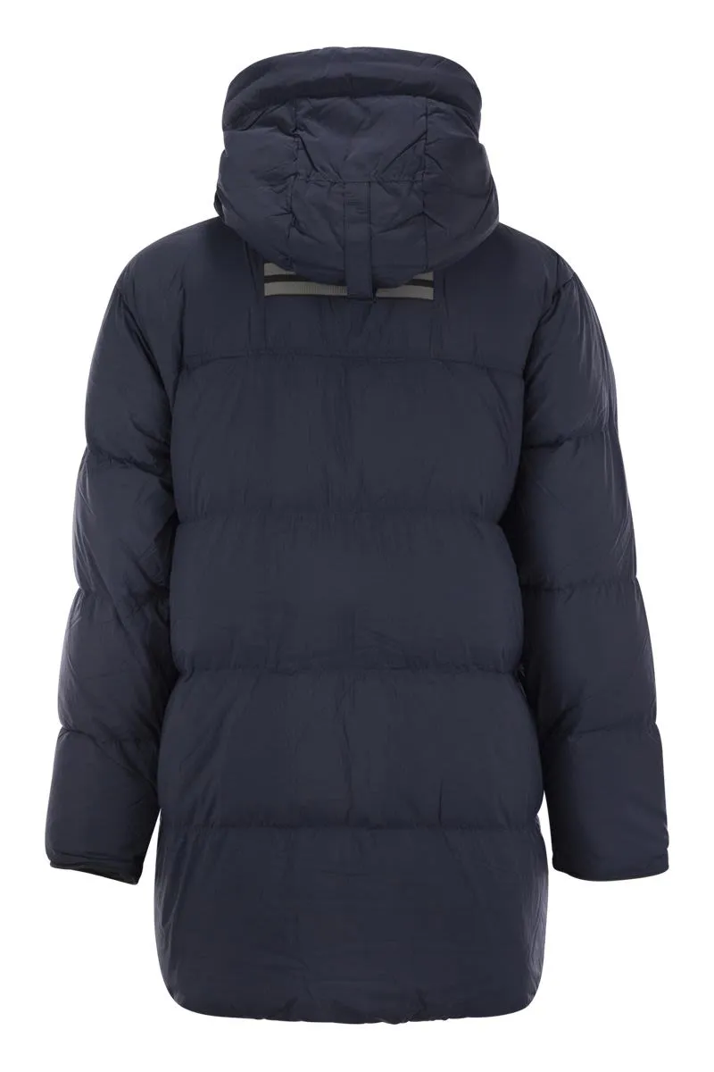LAWRENCE - DOWN JACKET WITH BLACK LOGO