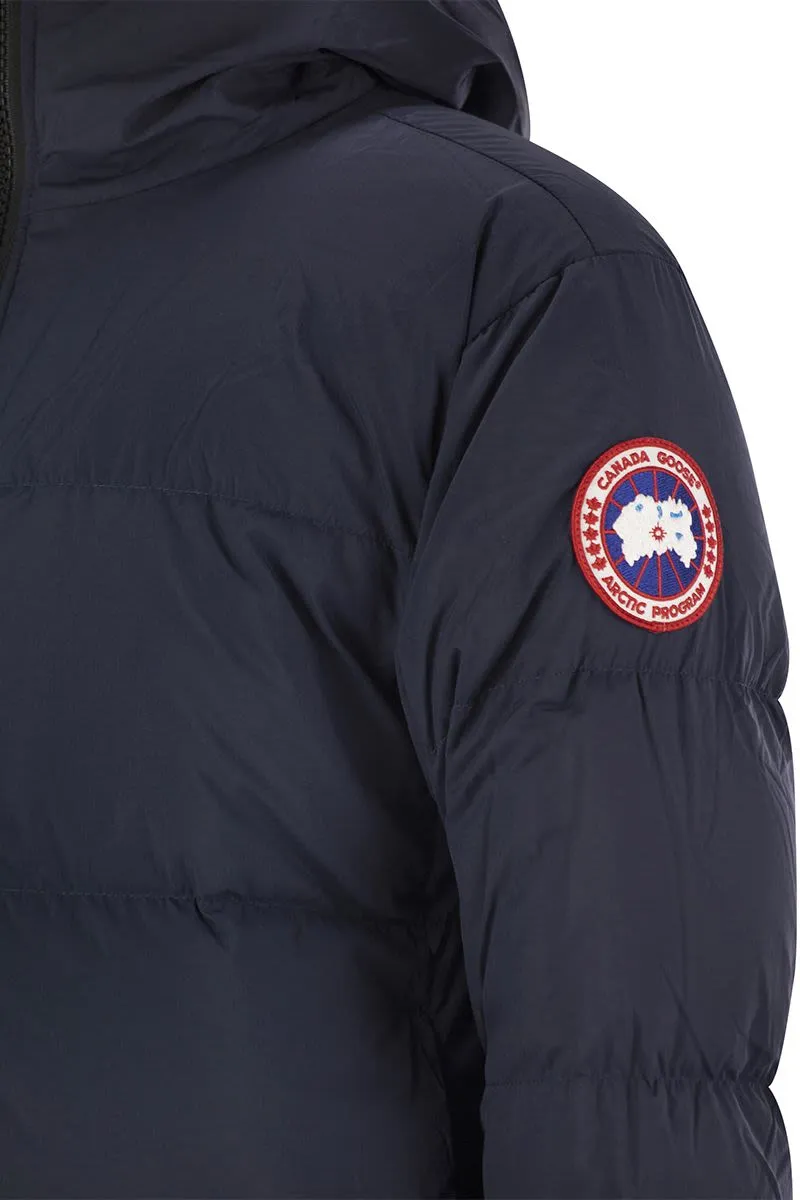 LAWRENCE - DOWN JACKET WITH BLACK LOGO