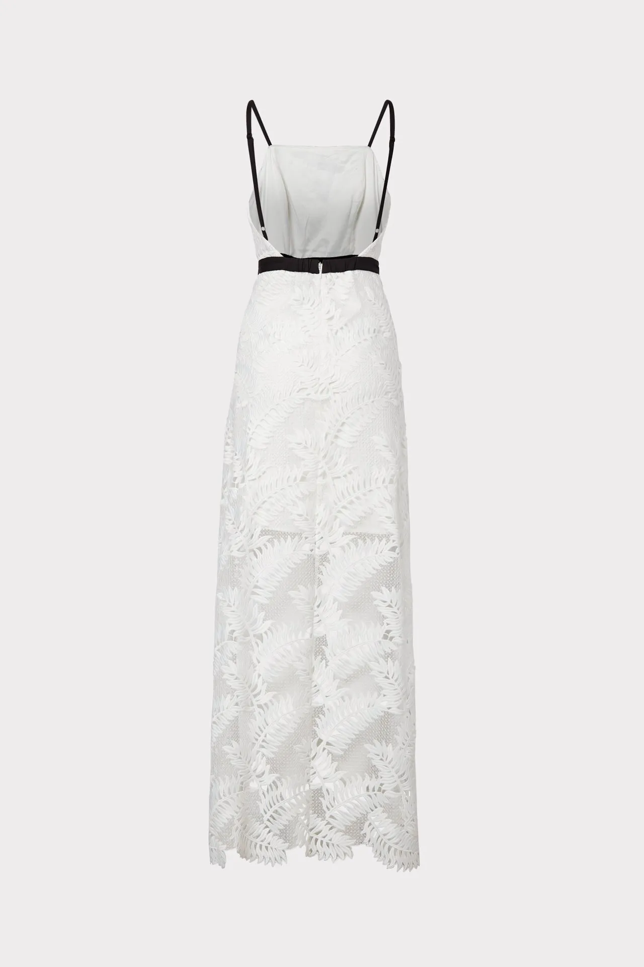Leighton Tropical Palm Lace Dress