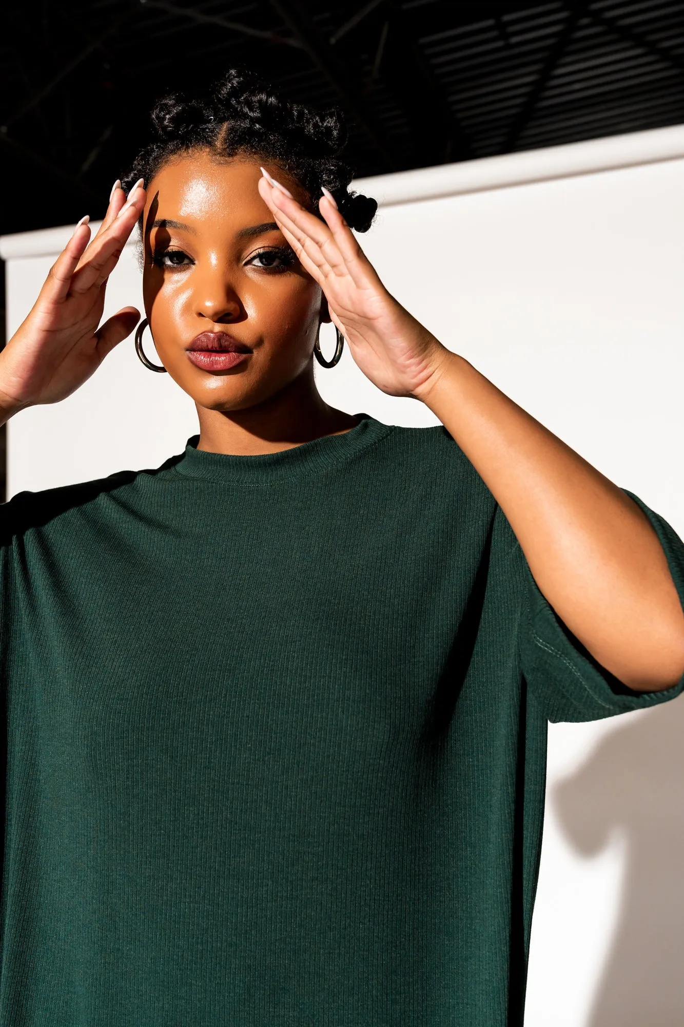 Lex Ribbed Playsuit in Emerald *RESTOCKED*