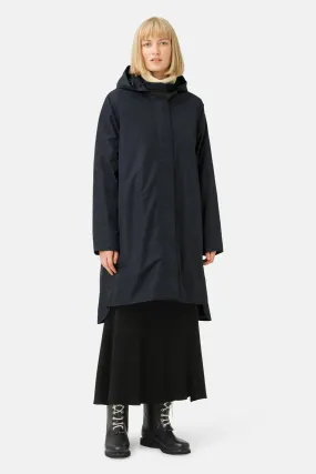Long Raincoat - Dark Indigo