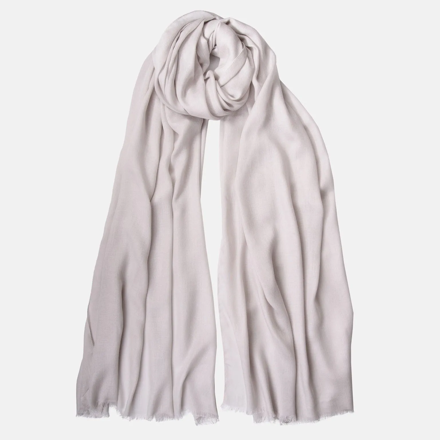 Manuela - Modal Cashmere Wrap - Silver Pearl