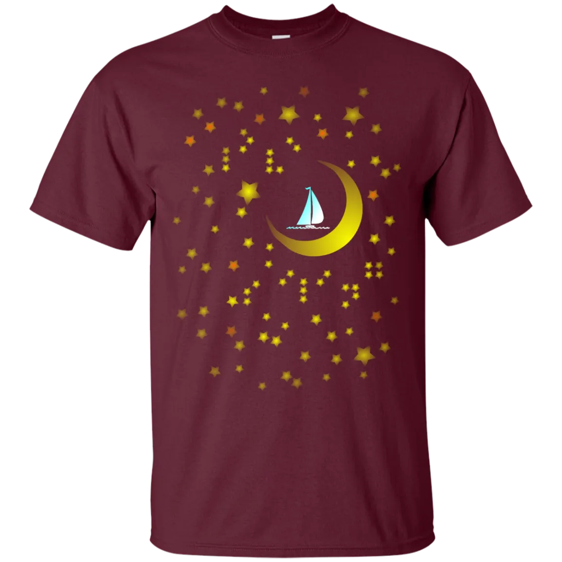 Moon Sailing on G200 Gildan Ultra Cotton T-Shirt