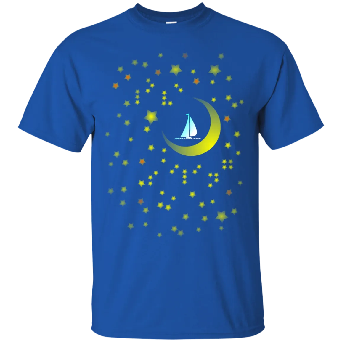 Moon Sailing on G200 Gildan Ultra Cotton T-Shirt