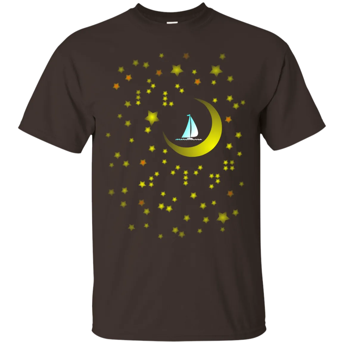 Moon Sailing on G200 Gildan Ultra Cotton T-Shirt