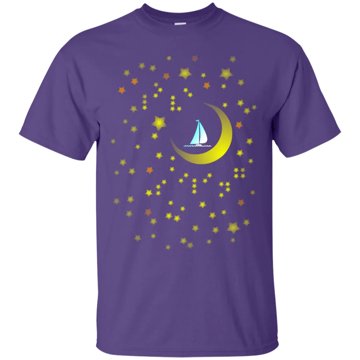 Moon Sailing on G200 Gildan Ultra Cotton T-Shirt