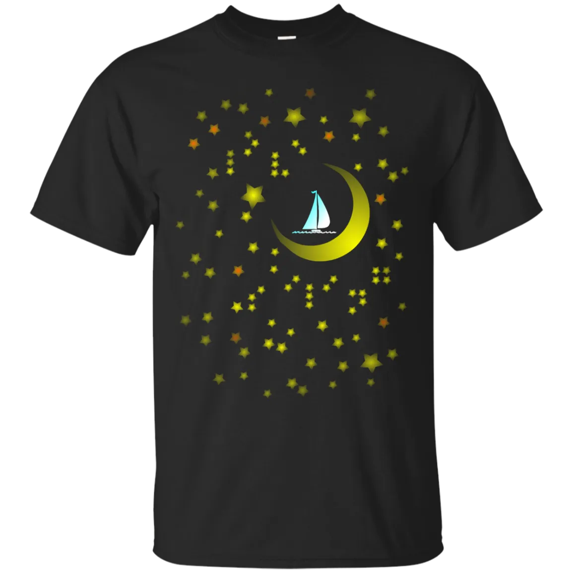 Moon Sailing on G200 Gildan Ultra Cotton T-Shirt