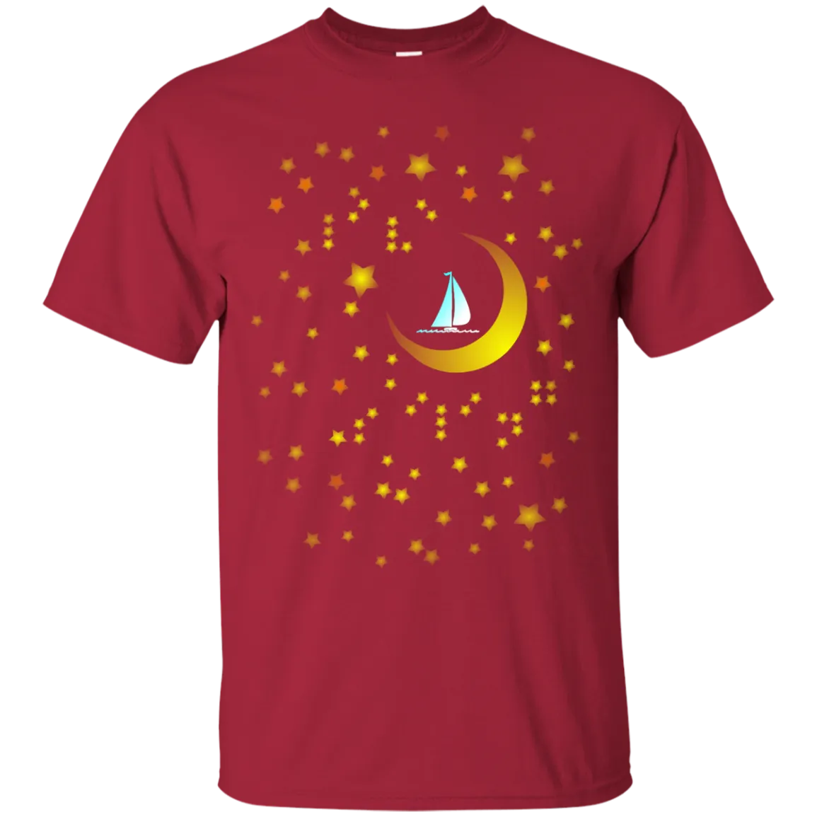 Moon Sailing on G200 Gildan Ultra Cotton T-Shirt