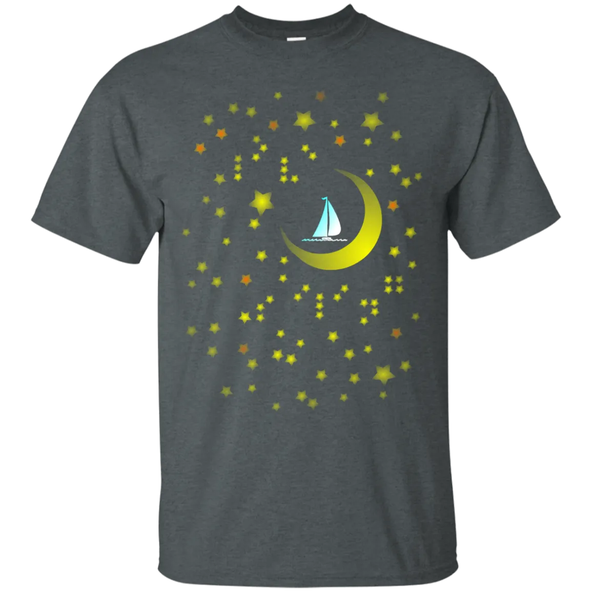 Moon Sailing on G200 Gildan Ultra Cotton T-Shirt