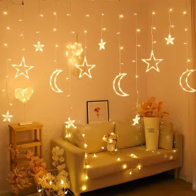 Moon Star Light EID Mubarak Ramadan Decoration