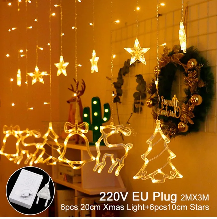 Moon Star Light EID Mubarak Ramadan Decoration