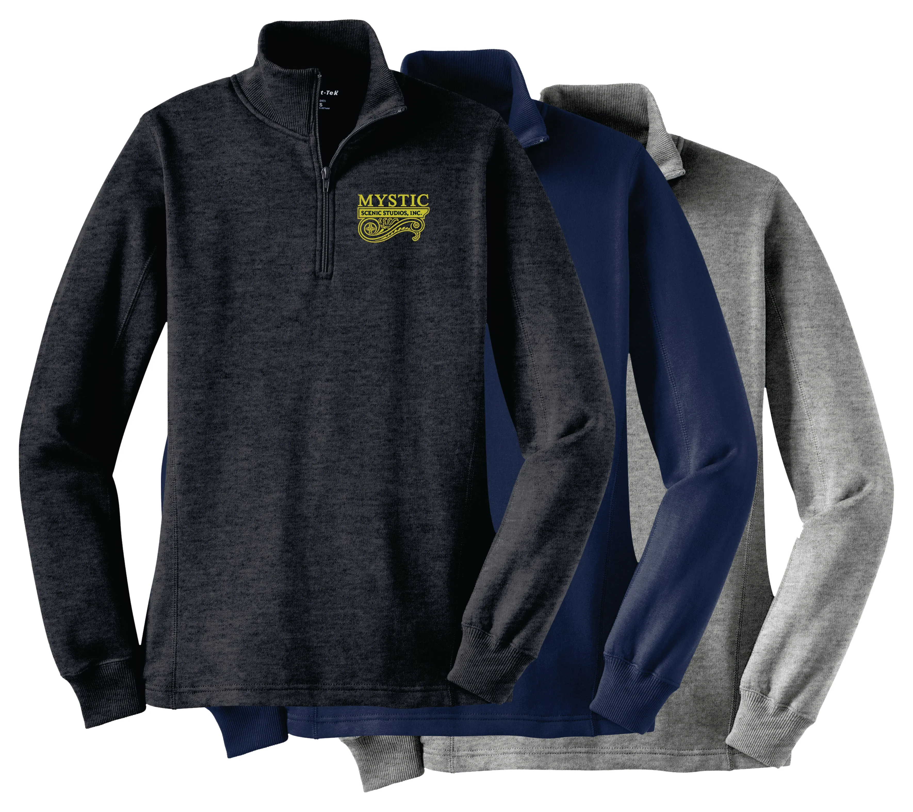Mystic - LST253 - Ladies Qtr Zip Sweatshirt Pullover