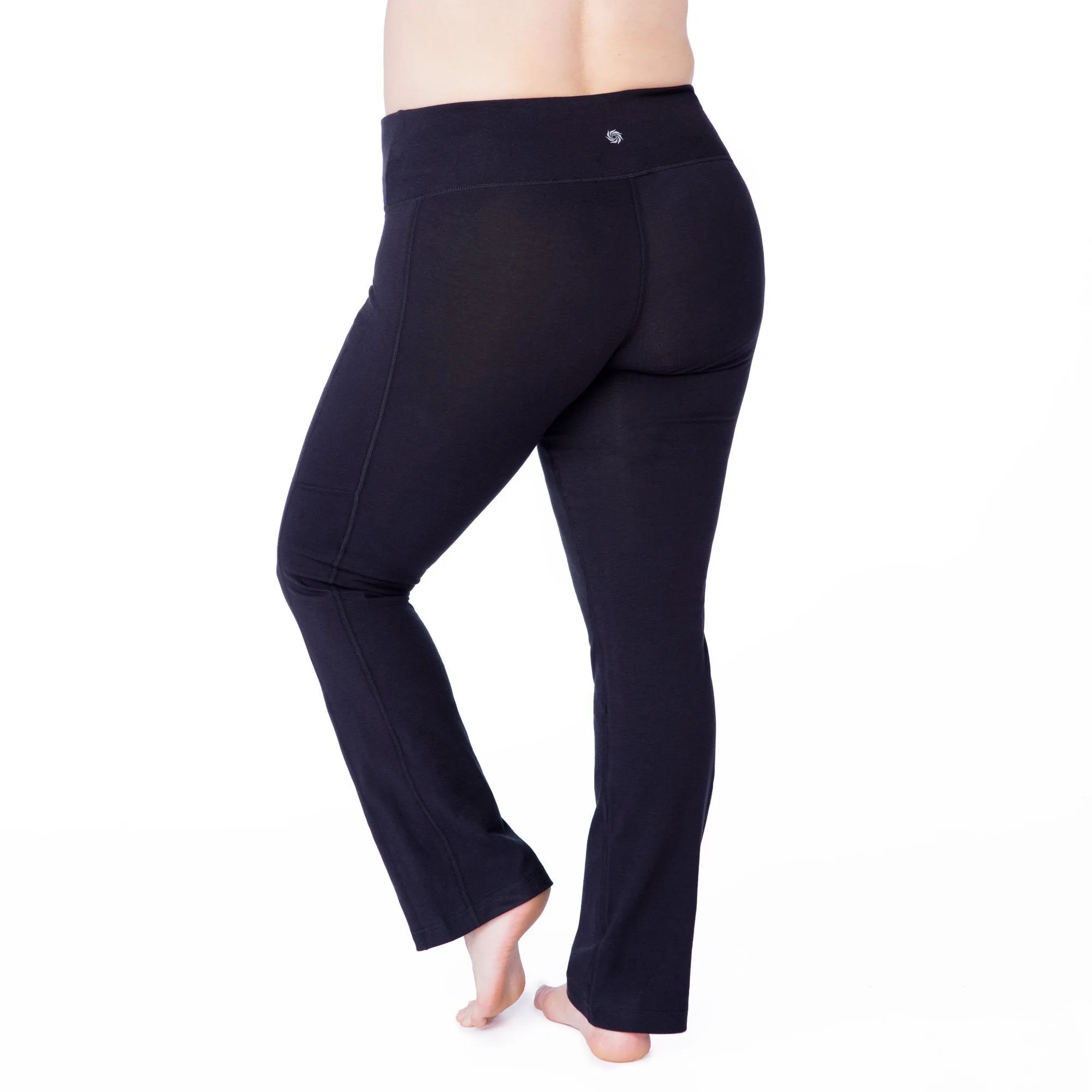 Navy Curve Basix Bootcut Compression Pant
