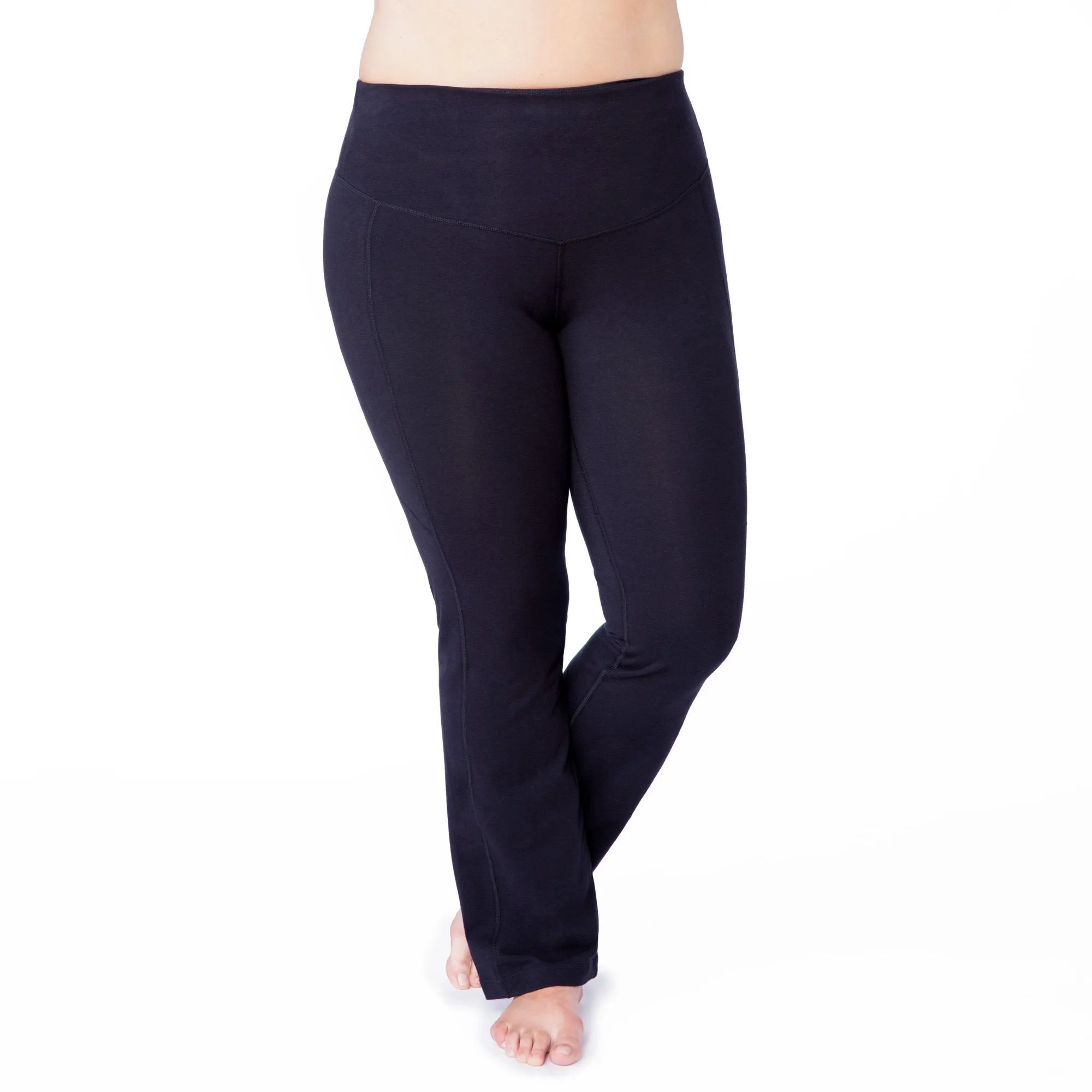 Navy Curve Basix Bootcut Compression Pant