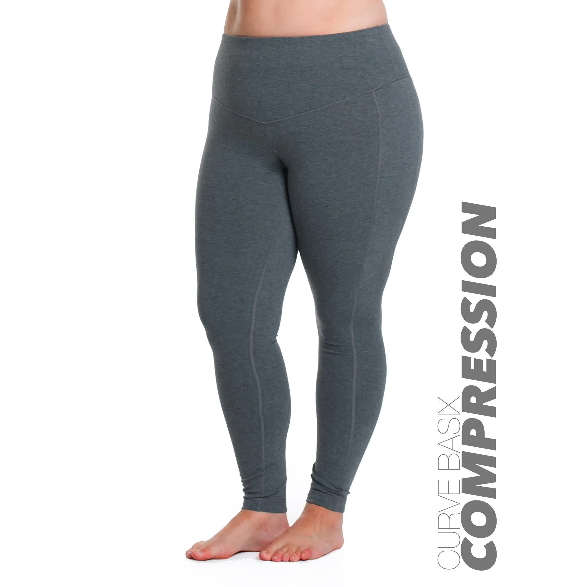 Navy Curve Basix Compression Legging