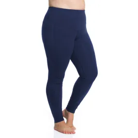Navy Curve Basix Compression Legging