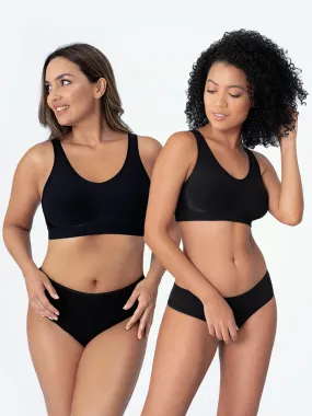 Offer: Truekind® 2-Pack Daily Comfort Wireless Shaper Bra - 58 percent OFF