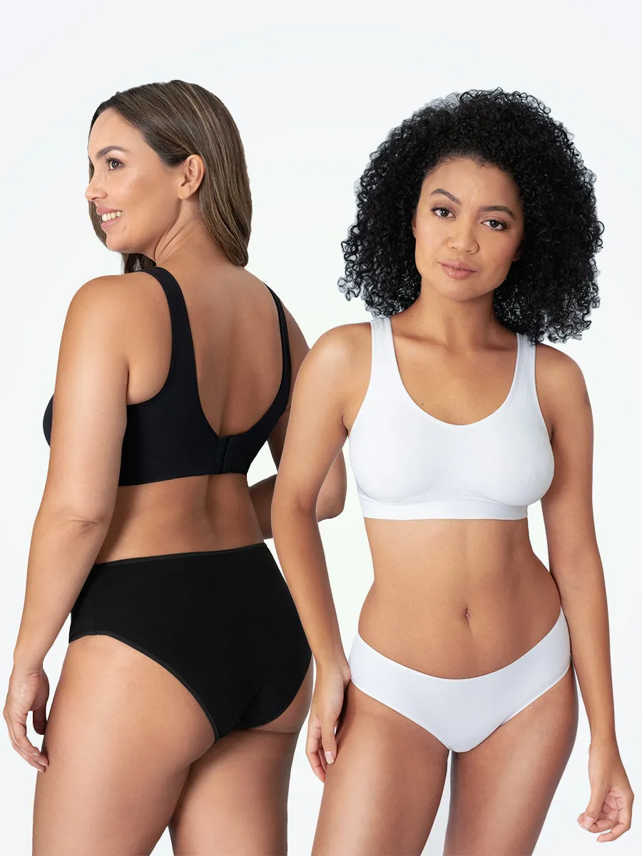 Offer: Truekind® 2-Pack Daily Comfort Wireless Shaper Bra - 58 percent OFF